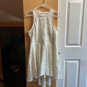 White lace dress